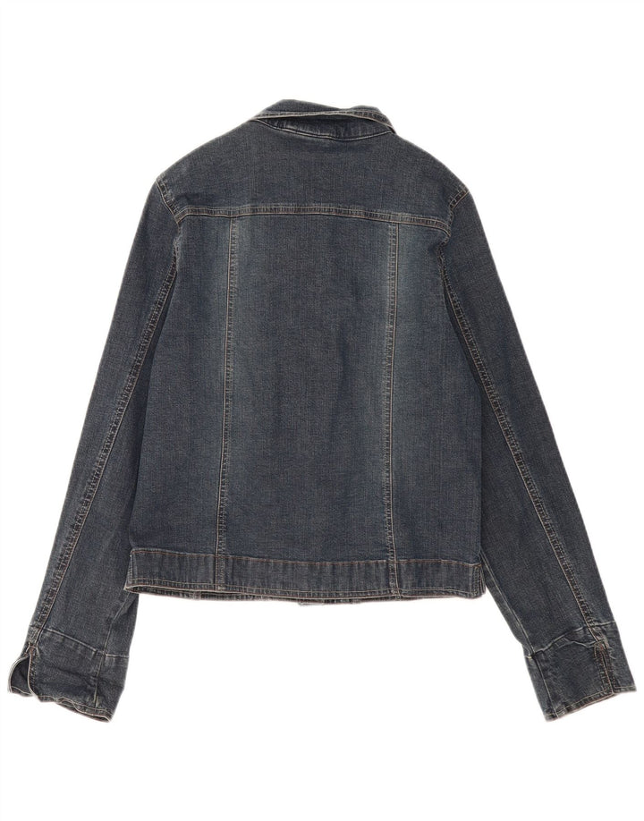 SASHA Женская джинсовая куртка UK 12 Medium Navy Blue