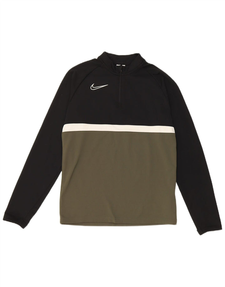 Пуловер спортивный костюм Nike для мальчиков Dri Fit, 12–13 лет, большой зеленый