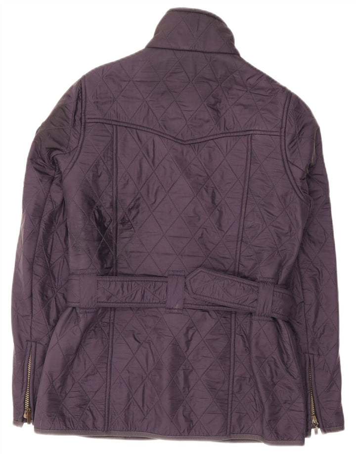 Женская стеганая куртка Barbour UK 10 маленькая фиолетовая