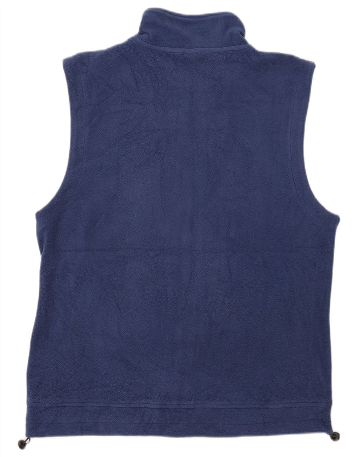 Мужской флисовый жилет Canada 42 XL из синего полиэстера, Великобритания
