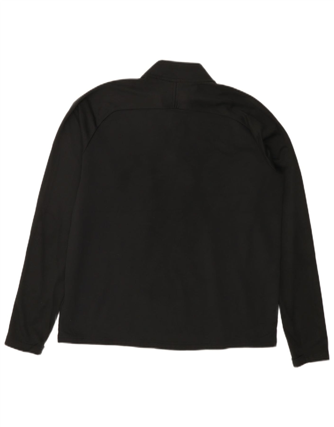 Мужской пуловер с воротником на молнии NIKE Dri Fit, большой черный цветной блок