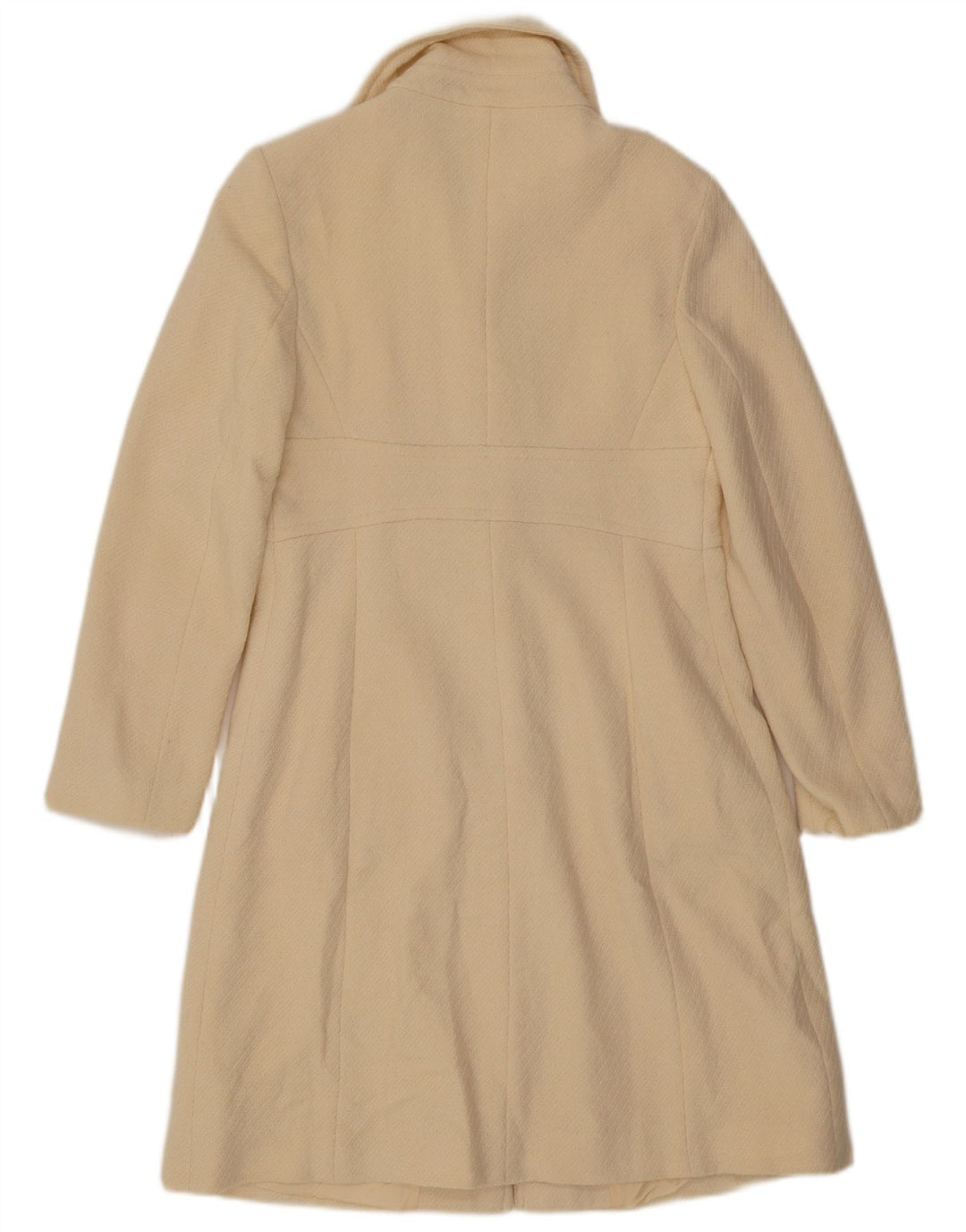 Женское пальто Oasis UK 10, маленькое белое шерстяное пальто