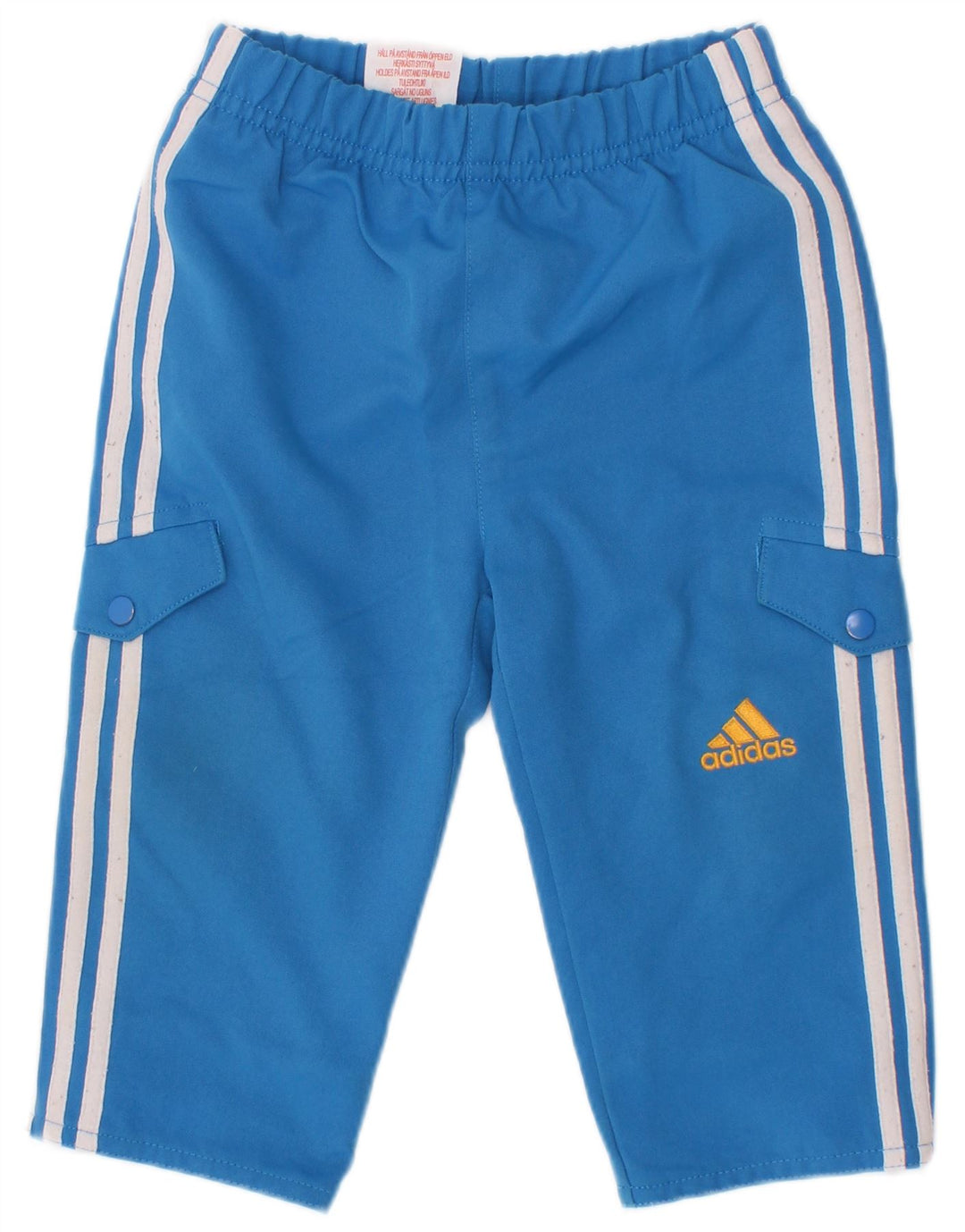 Спортивные брюки-карго Adidas для мальчиков 6-9 месяцев, синие, полиэстер