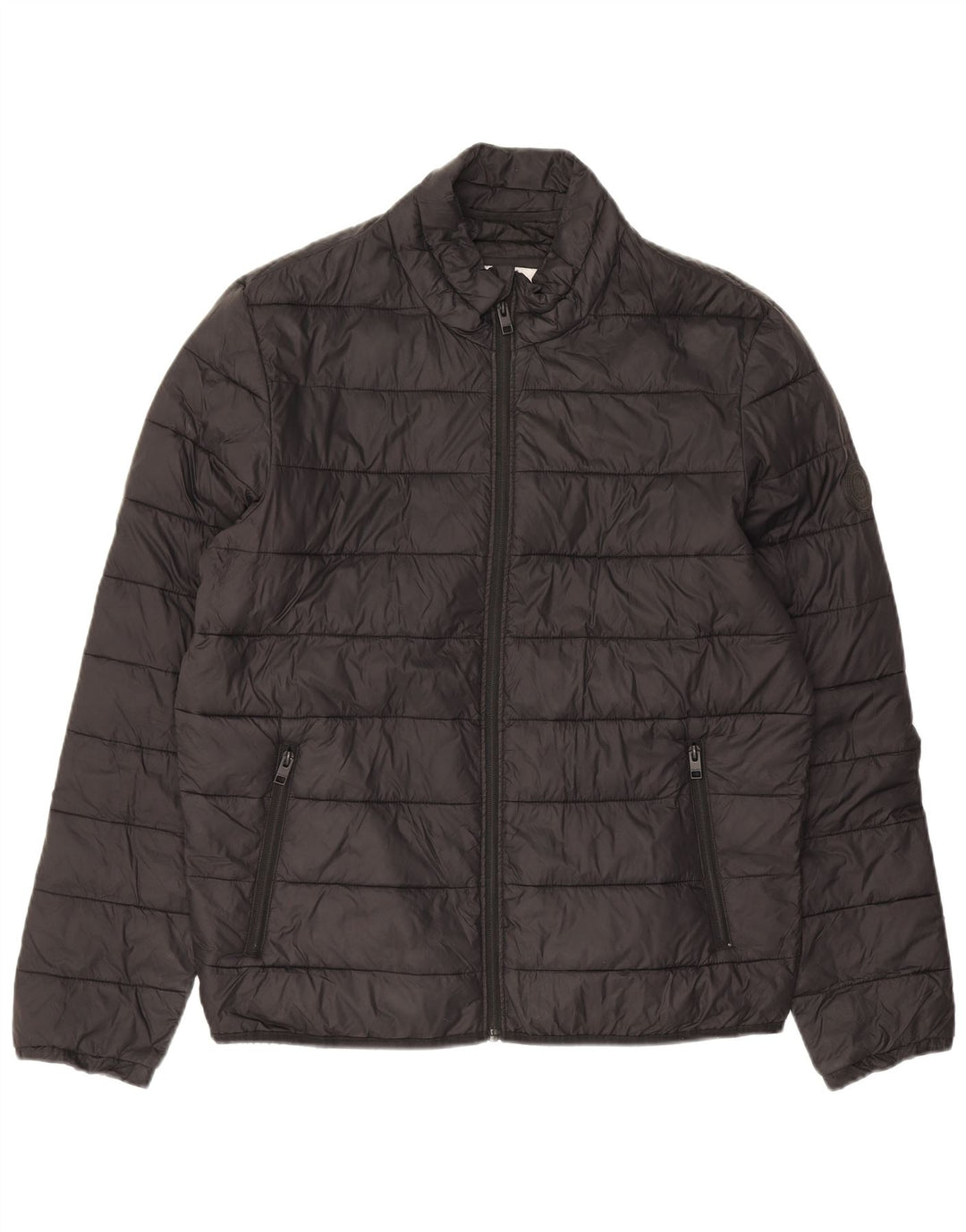 Мужская стеганая куртка Jack & Jones UK 40, большая черная