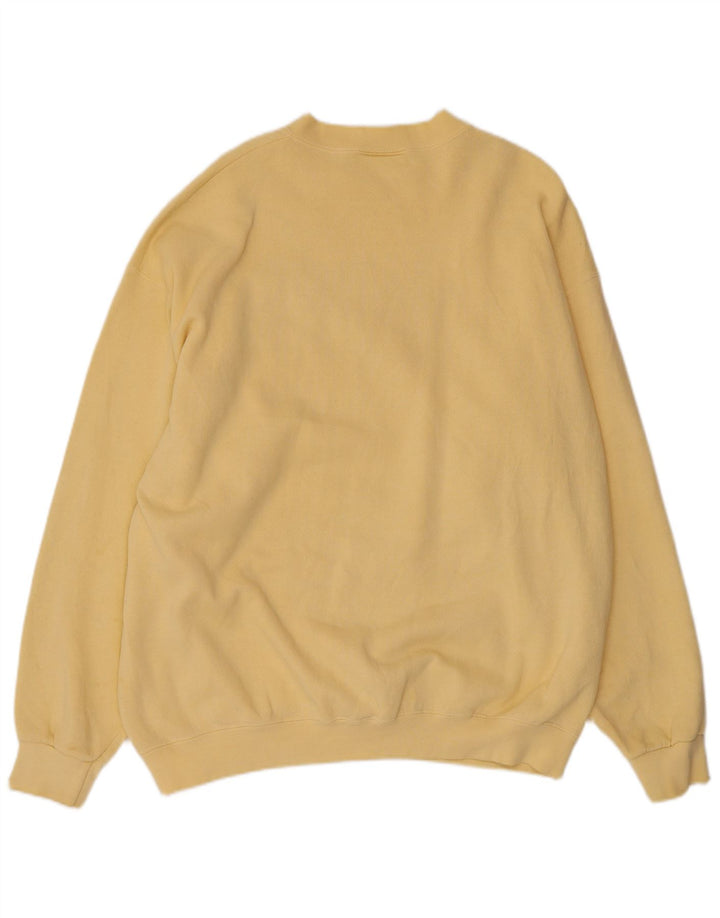 Мужской свитшот с рисунком LEE, XL, желтый хлопок