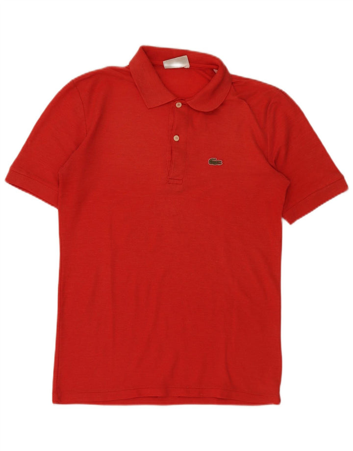 Мужская рубашка-поло Lacoste, маленькая красная, хлопковая