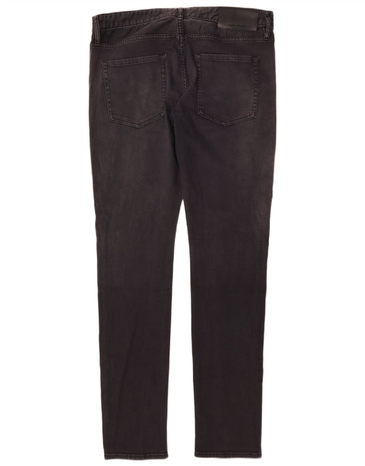 Мужские зауженные джинсы Armani Exchange W34 L33, черный хлопок