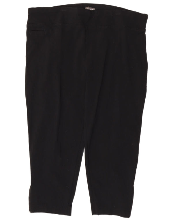 Женские укороченные леггинсы Marks & Spencer Autograph UK 26 5XL Черные вискозы