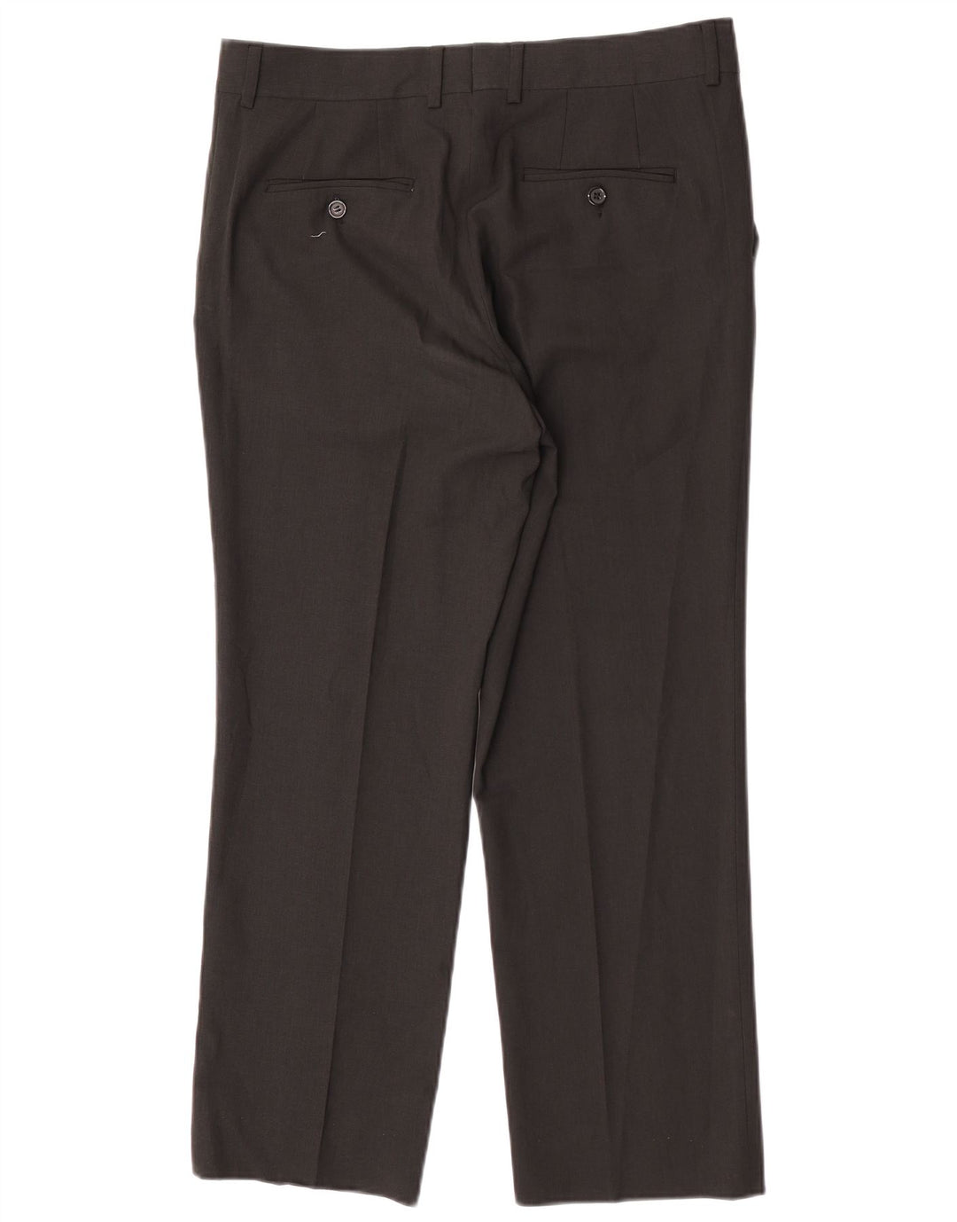 Мужские прямые костюмные брюки Zara EU 44, большие W34 L27, черный полиэстер
