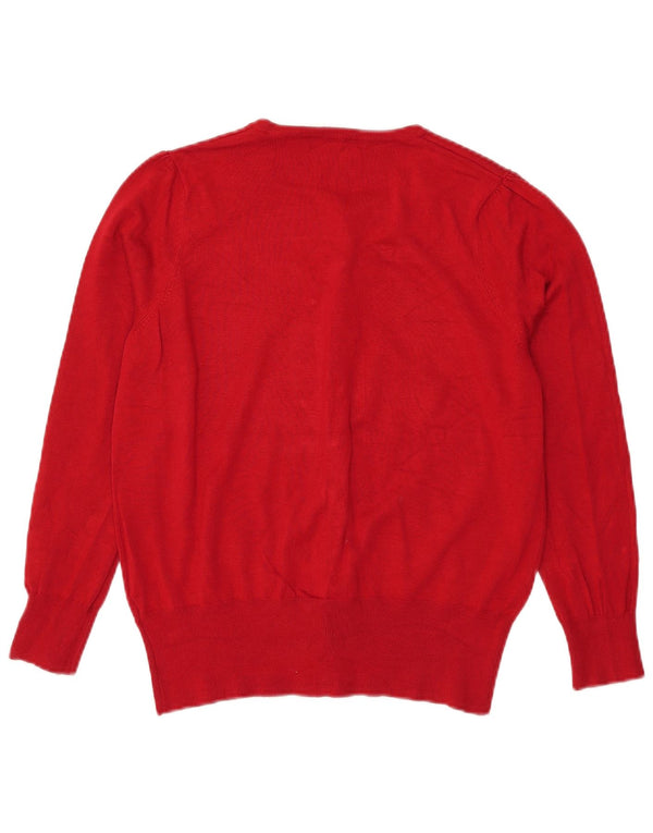 Женский кардиган Marks & Spencer UK 18 XL Красный вискоза