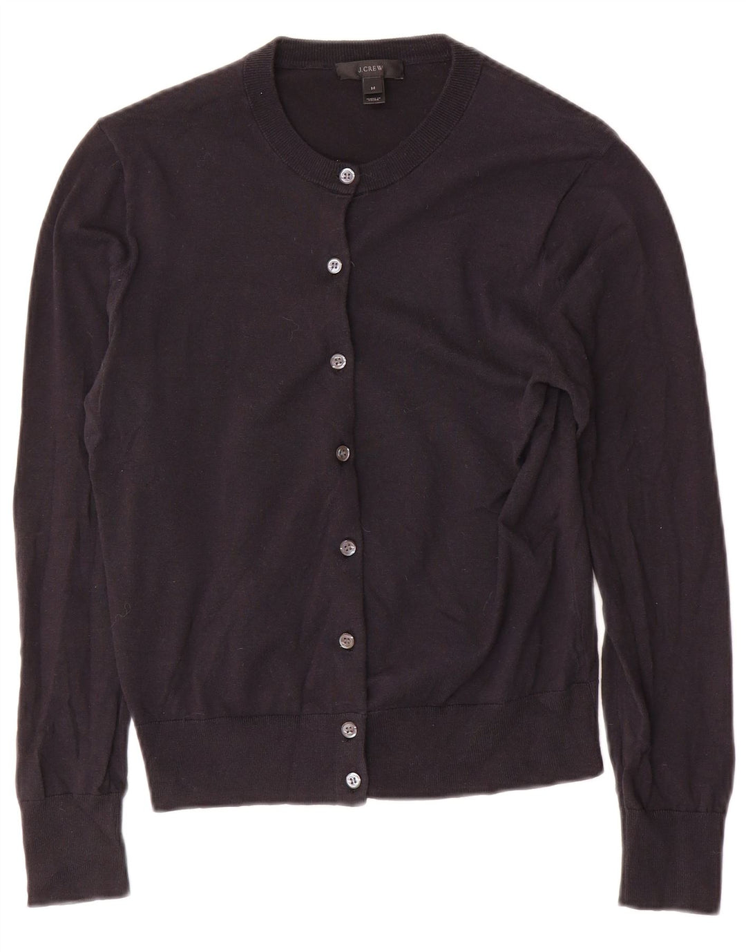 Женский укороченный кардиган J. Crew, британский цвет 12, средний темно-синий, хлопок