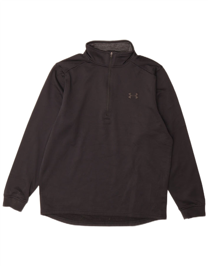 Мужской свитшот свободного покроя UNDER ARMOR Cold Gear, средний черный