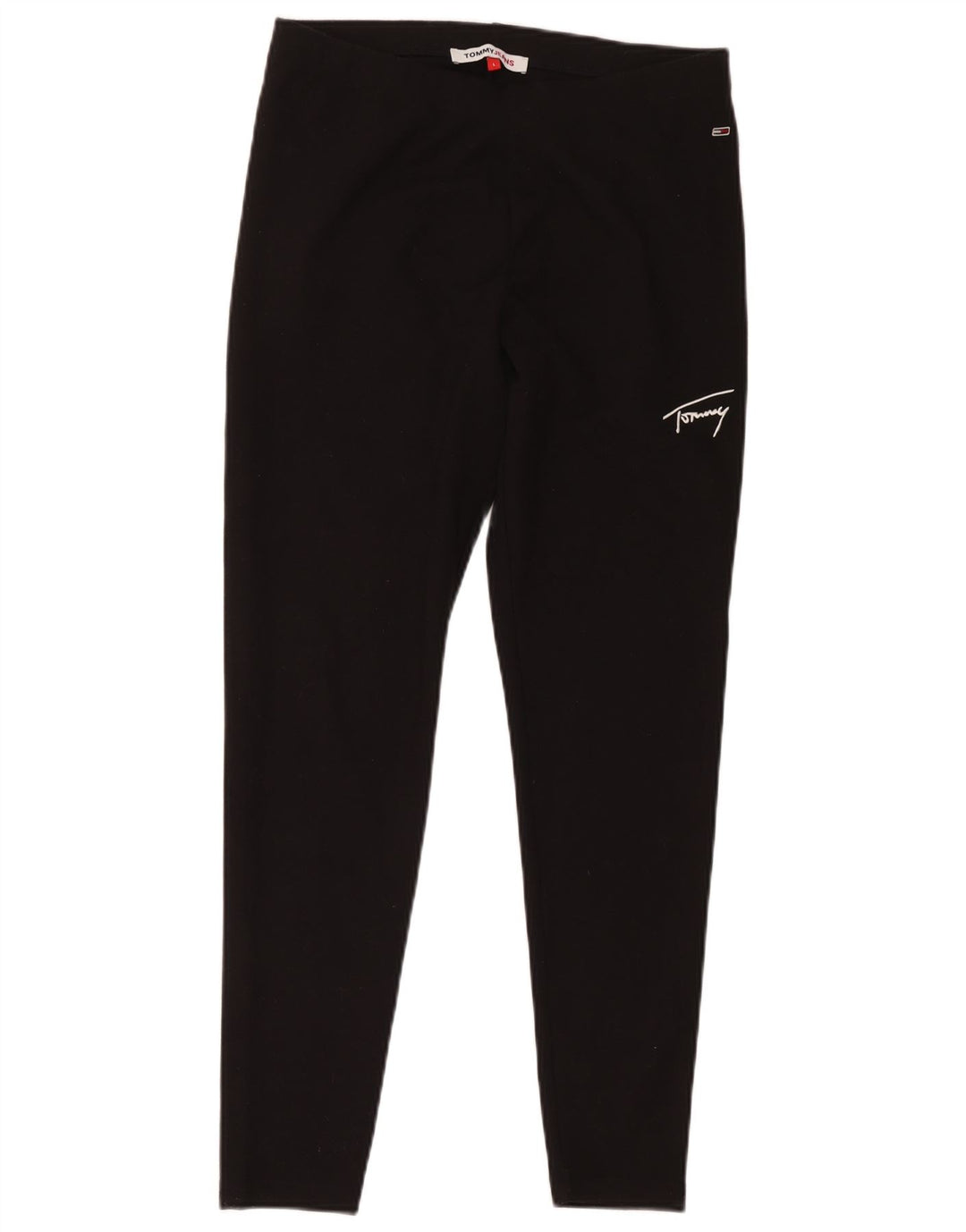 Женские леггинсы Tommy Hilfiger UK 16, большие черные, полиэстер