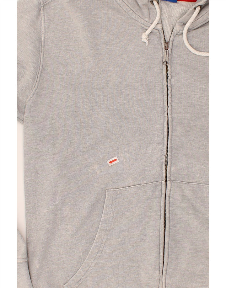 CHAMPION Mens Graphic Zip Hoodie Sweater Medium Grey Vintage Champion and Second-Hand Champion from Messina Hembry 
