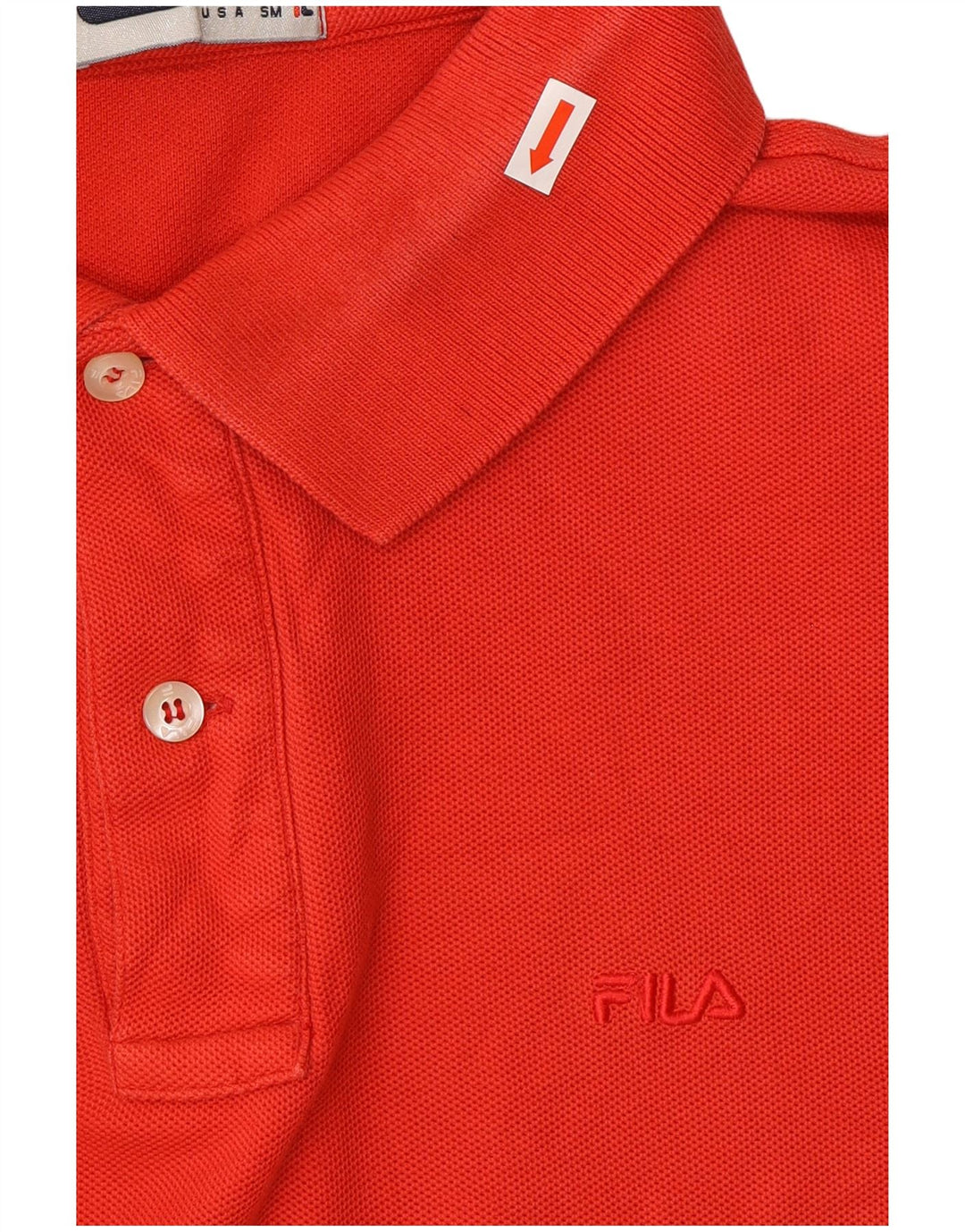 Мужская рубашка-поло FILA IT 48 Medium Red