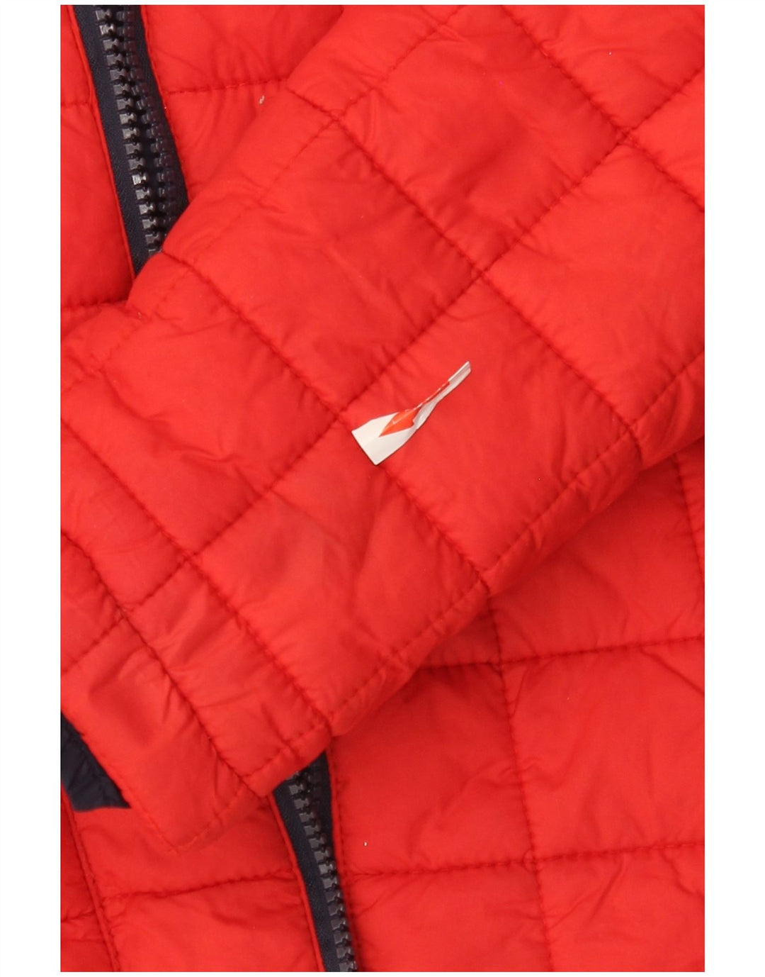 Женская стеганая куртка Superdry UK 14, большой красный нейлон