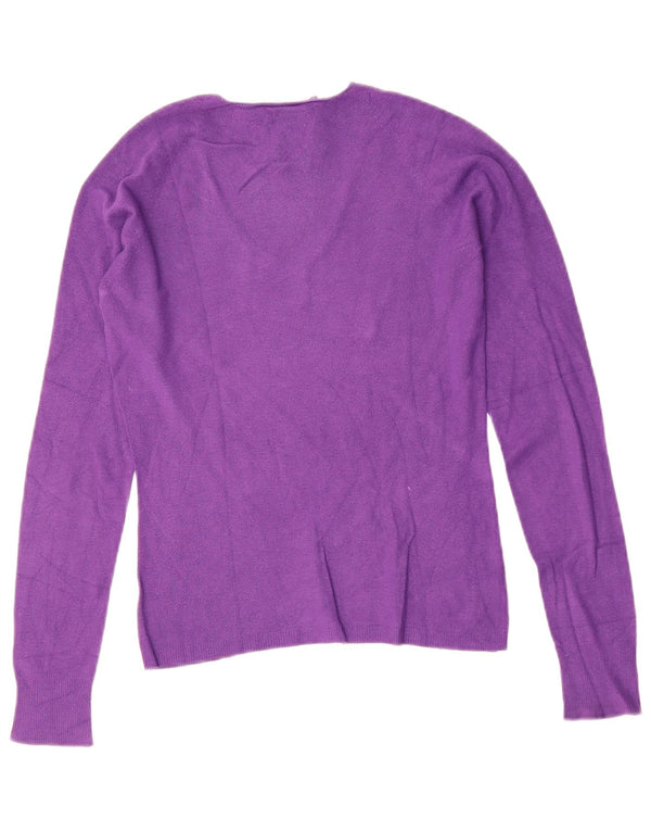Женский джемпер с v-образным вырезом Liu Jo UK 4 XS Фиолетовый вискоза