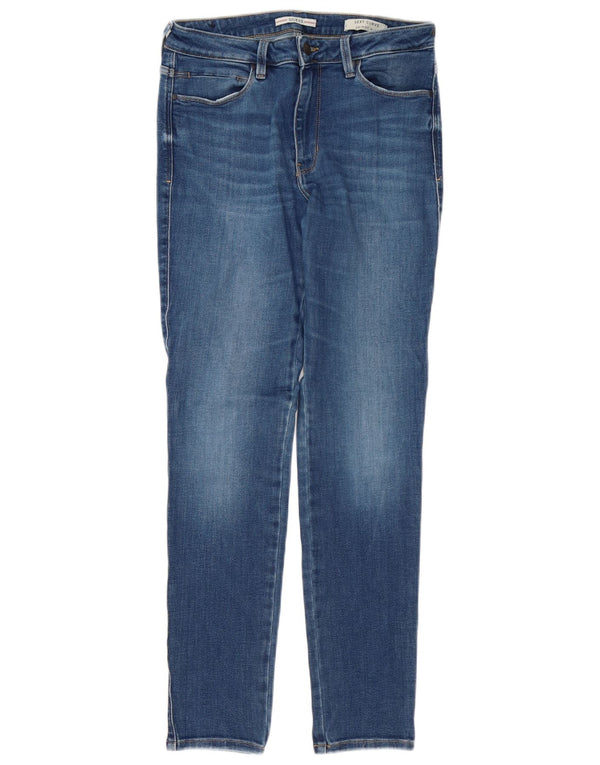 Женские джинсы скинни Guess Curve со средней посадкой W30 L30 синие