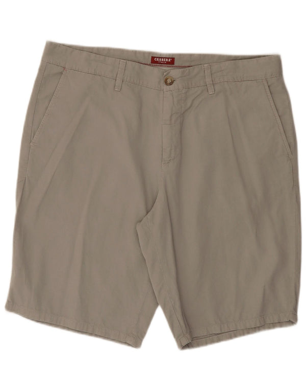 CARRERA Mens Chino Shorts W36 Large Grey Cotton