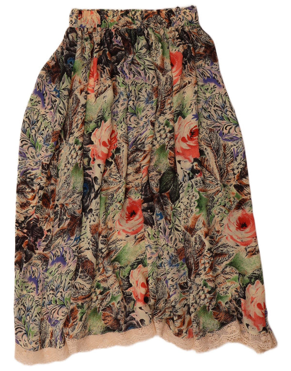 Женская расклешенная юбка Betty Barclay UK 14, большая W32, разноцветный цветочный принт