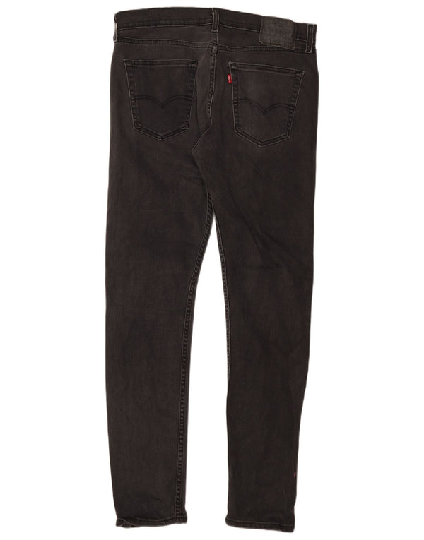 Мужские зауженные зауженные джинсы Levi's 512 W33 L34 Серые хлопковые