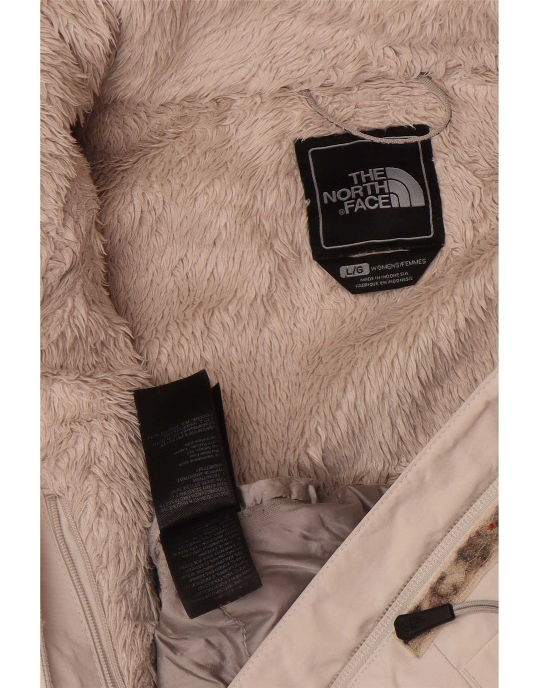 Женская ветровка с капюшоном The North Face UK 16, большой серый полиэстер