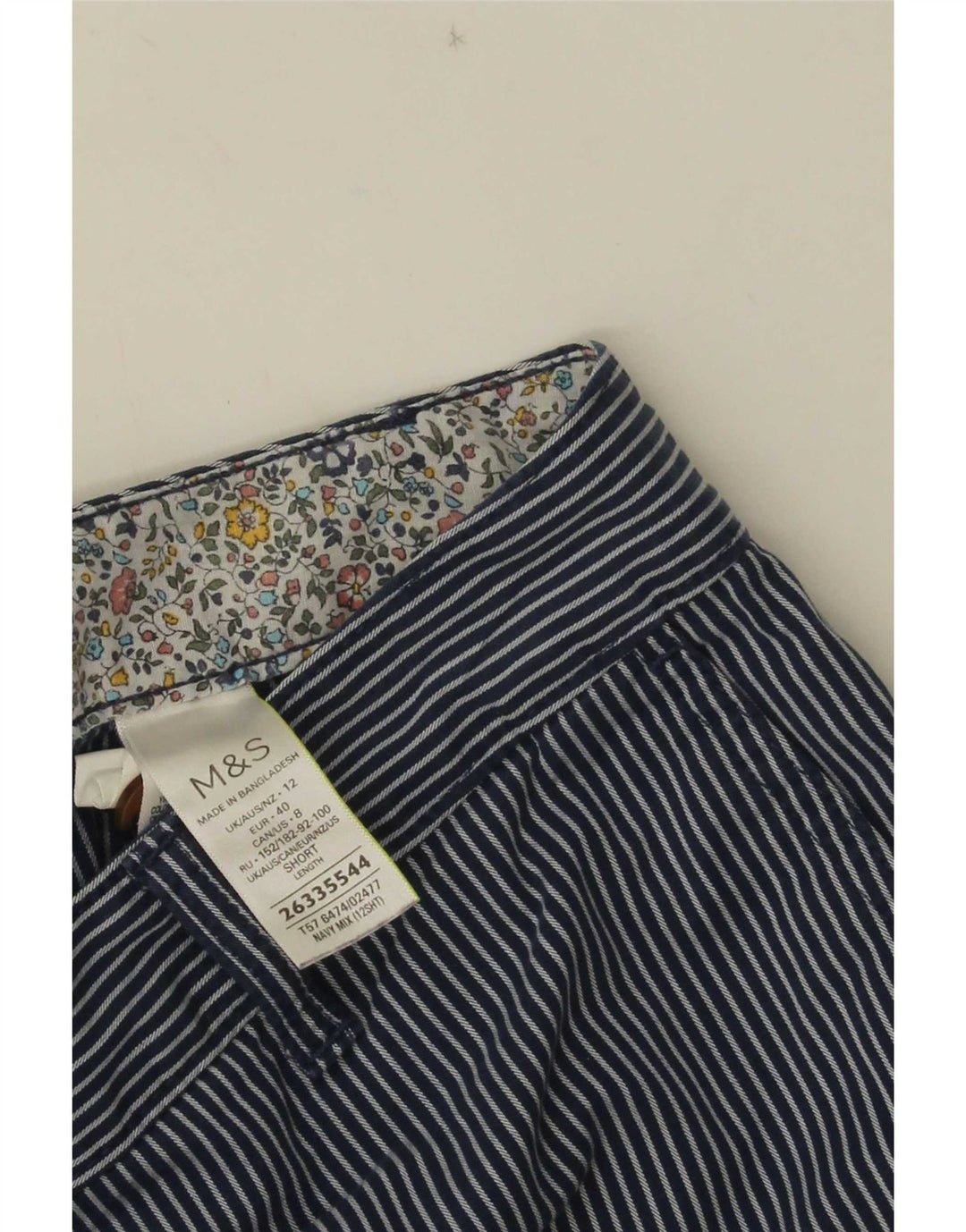 Женские укороченные брюки Marks & Spencer UK 12 Medium W32 L25 Темно-синие