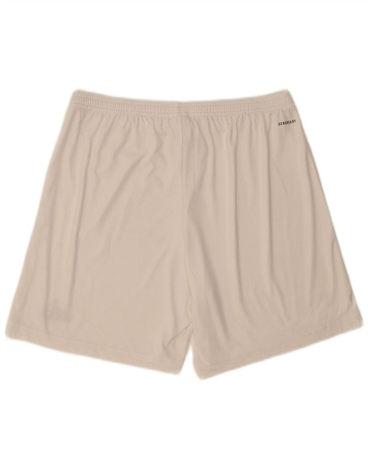ADIDAS Mens Aeroready Sport Shorts XL  White Polyester
