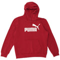 Мужской джемпер с капюшоном PUMA с рисунком, средний бордовый хлопок, хлопок