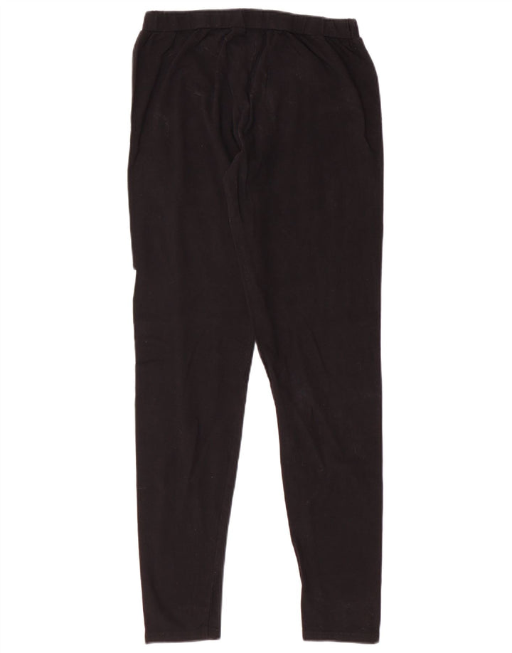 Женские леггинсы с рисунком ELLESSE UK 12, средний черный, хлопок