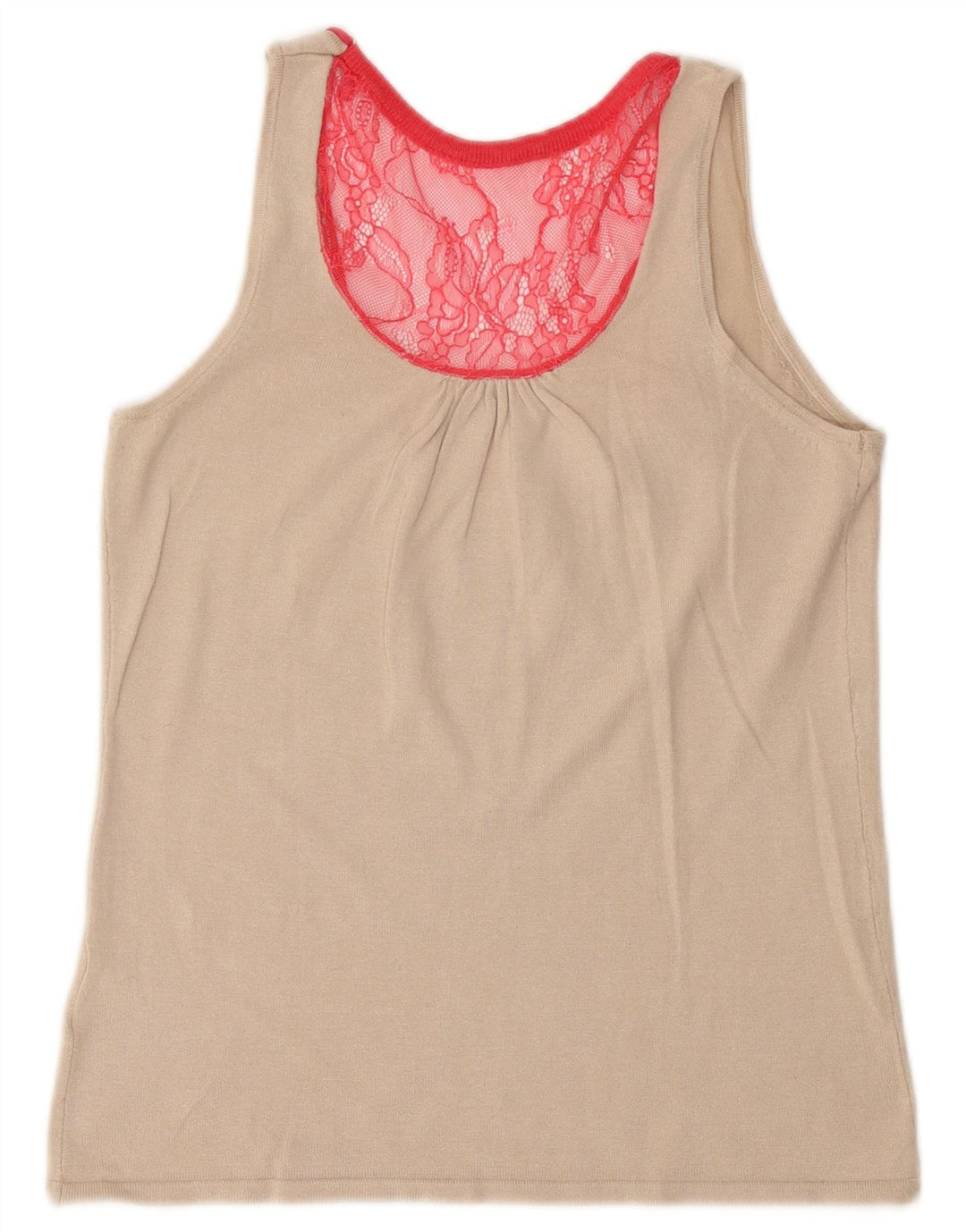 Женский жилет Guess By Marciano Top UK 14, средний бежевый, вискоза