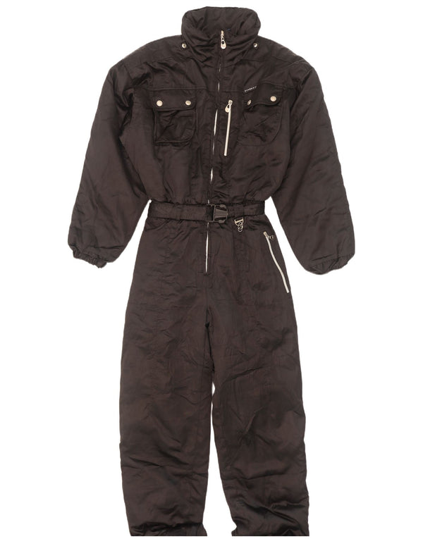 Vintage Womens Ski Jumpsuit IT 46 Large Black