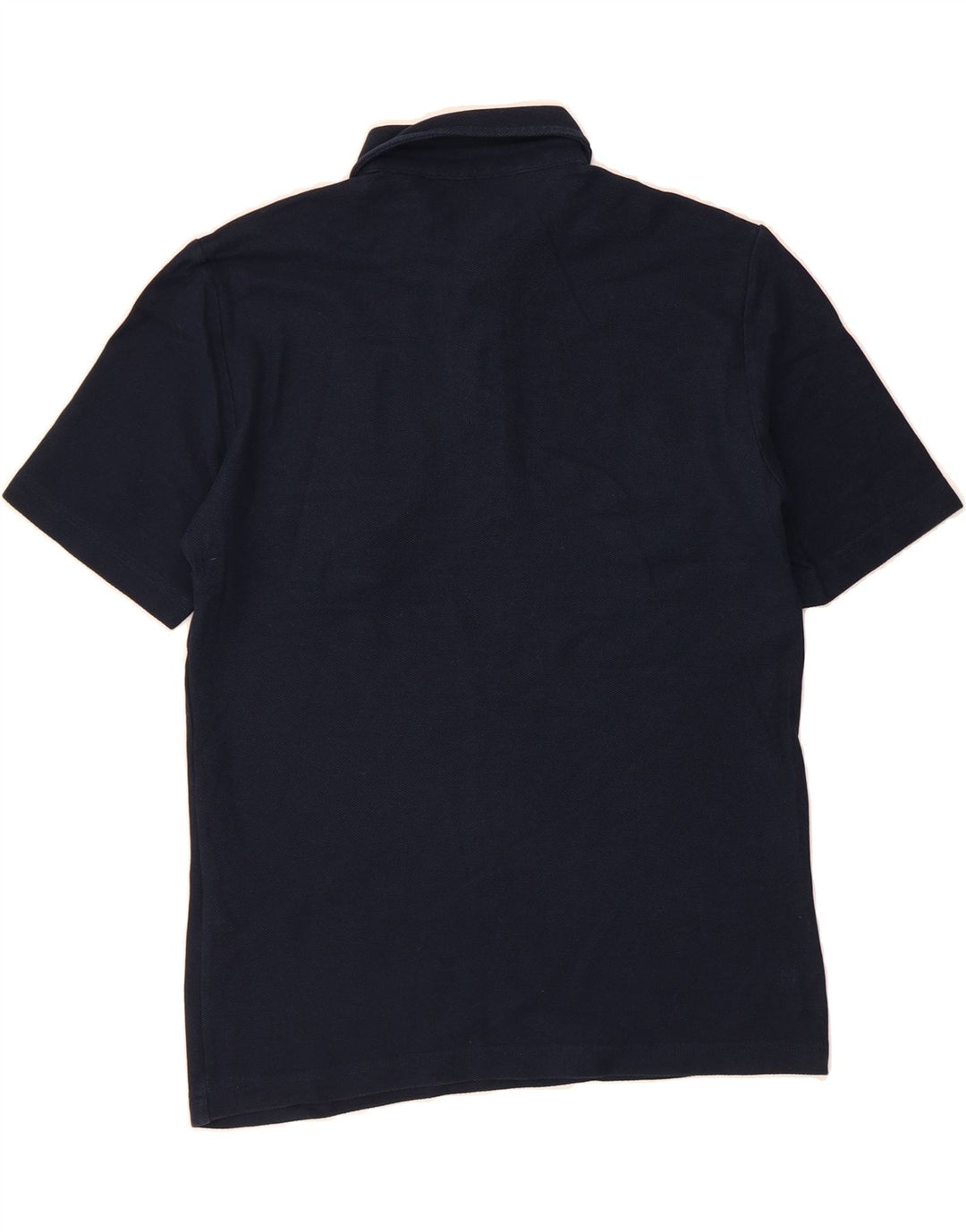 PENGUIN Mens Polo Shirt Medium Navy Blue Cotton Vintage Penguin and Second-Hand Penguin from Messina Hembry 