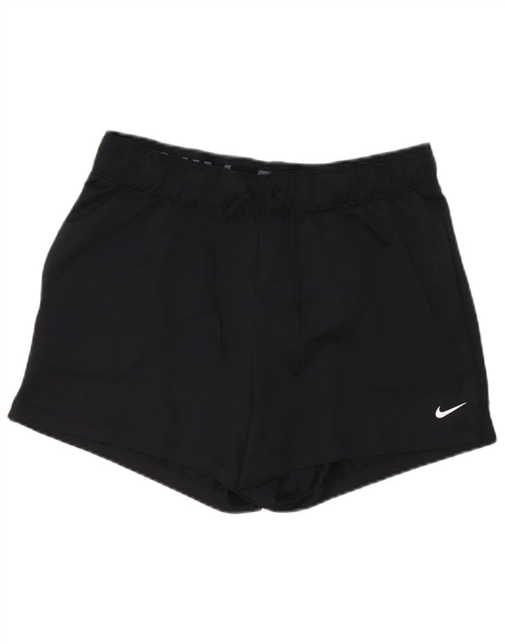 Мужские спортивные шорты Nike Dri Fit, маленькие черные, из полиэстера