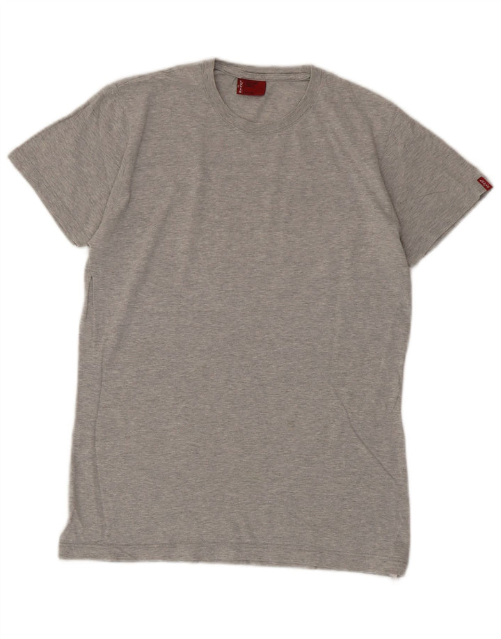 Мужская футболка LEVI'S, маленькая, серая, в крапинку