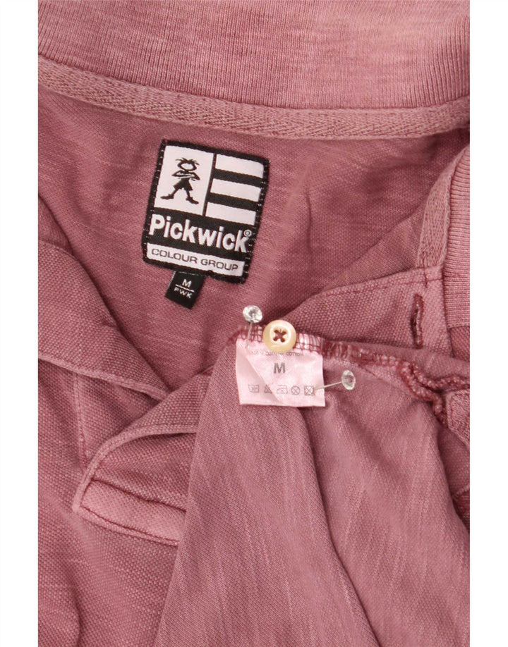 Мужская рубашка поло Pickwick из хлопка среднего розового цвета