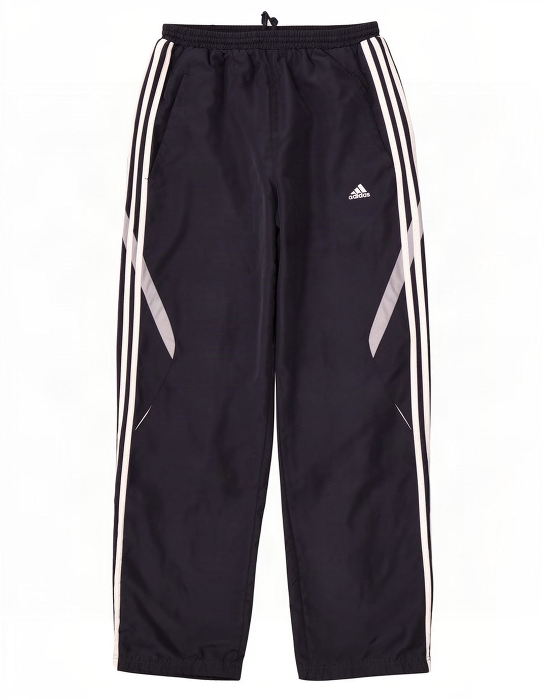 Мужские спортивные брюки Adidas Climacool, большие темно-синие, с цветными блоками