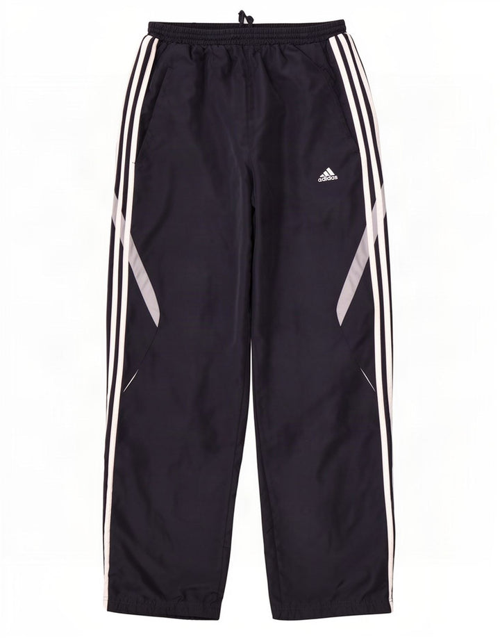 Мужские спортивные брюки Adidas Climacool, большие темно-синие, с цветными блоками