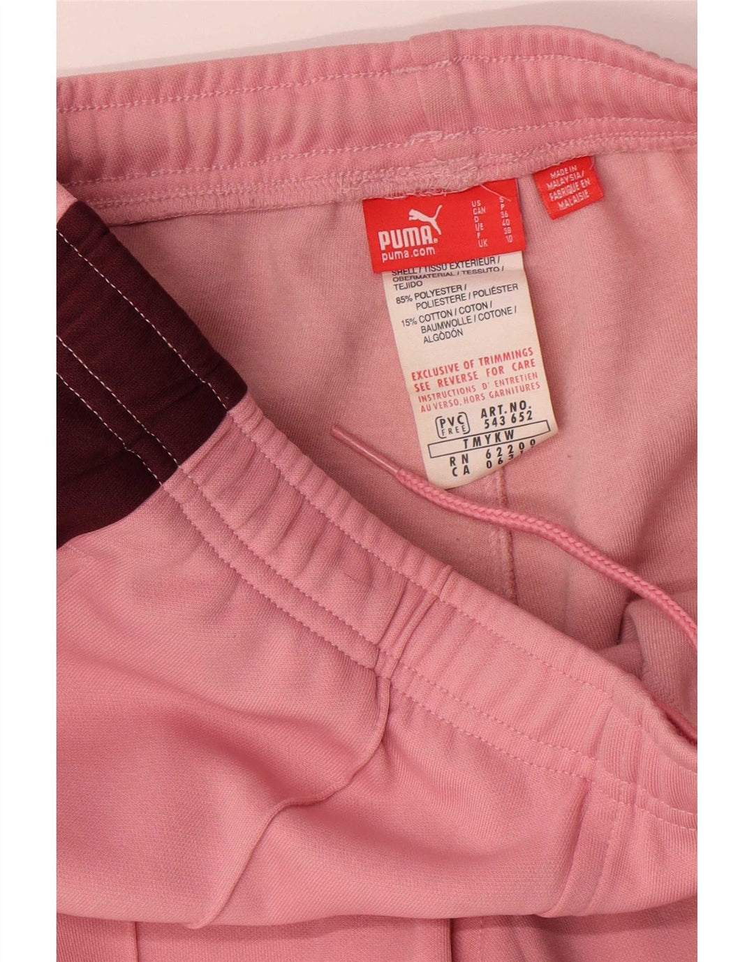 Женские спортивные брюки Puma UK 10, маленькие розовые, полиэстер с цветными блоками
