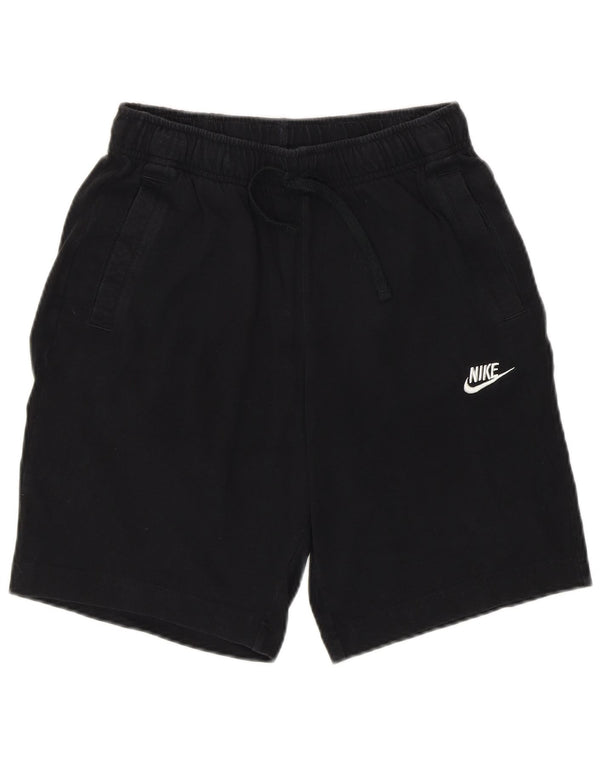 Nike Womens Sport Shorts UK 6 XS Black Cotton