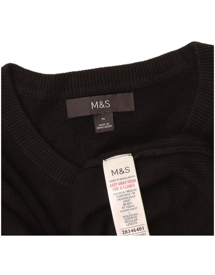 Мужской джемпер с круглым вырезом Marks & Spencer, Великобритания, 38/40, средний серый акрил