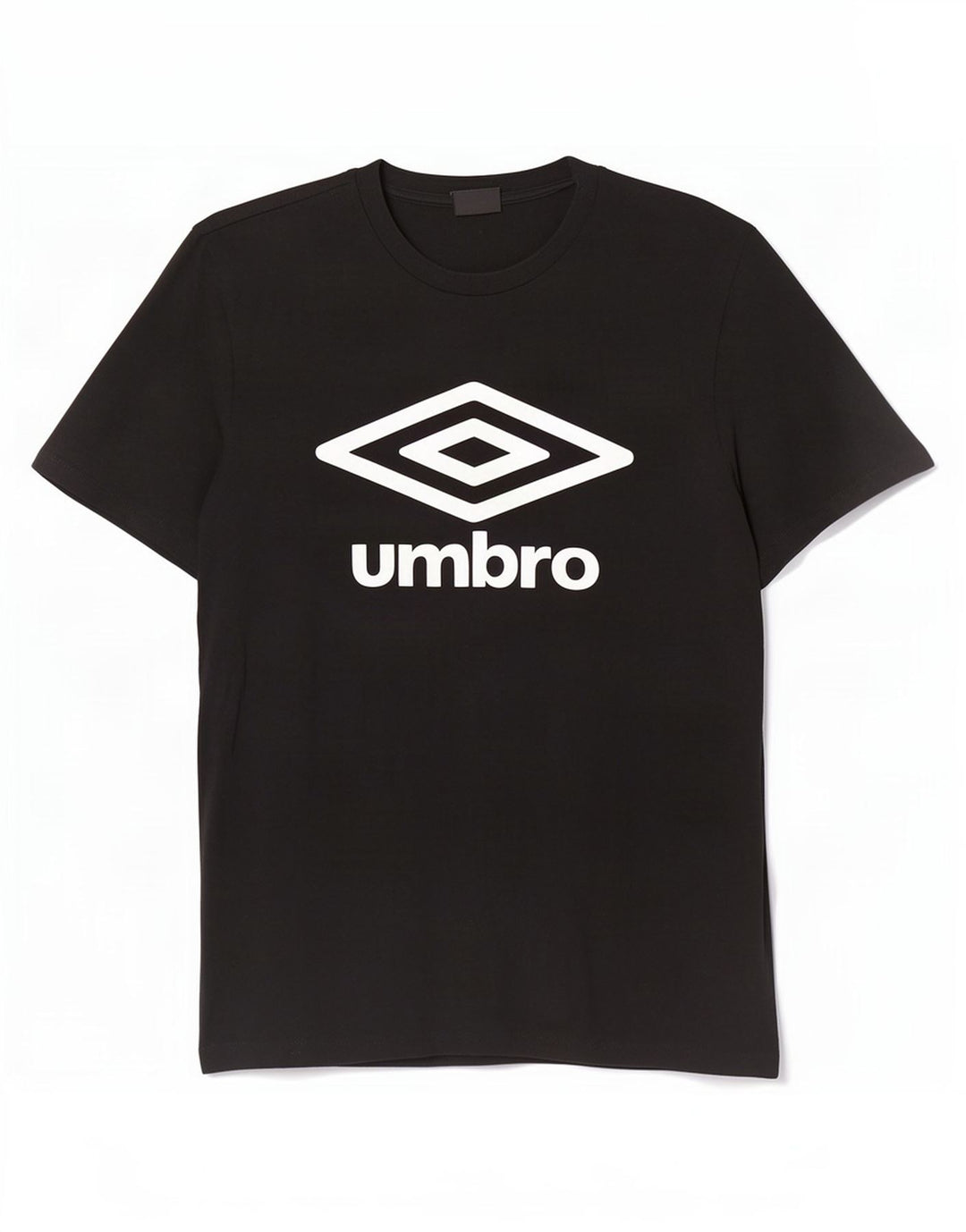 Мужская футболка с рисунком Umbro, большая черная хлопковая футболка