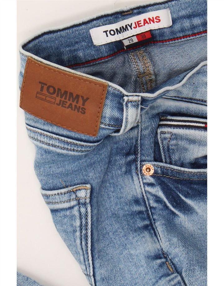 TOMMY HILFIGER Женские узкие джинсы W29 L30 Синие