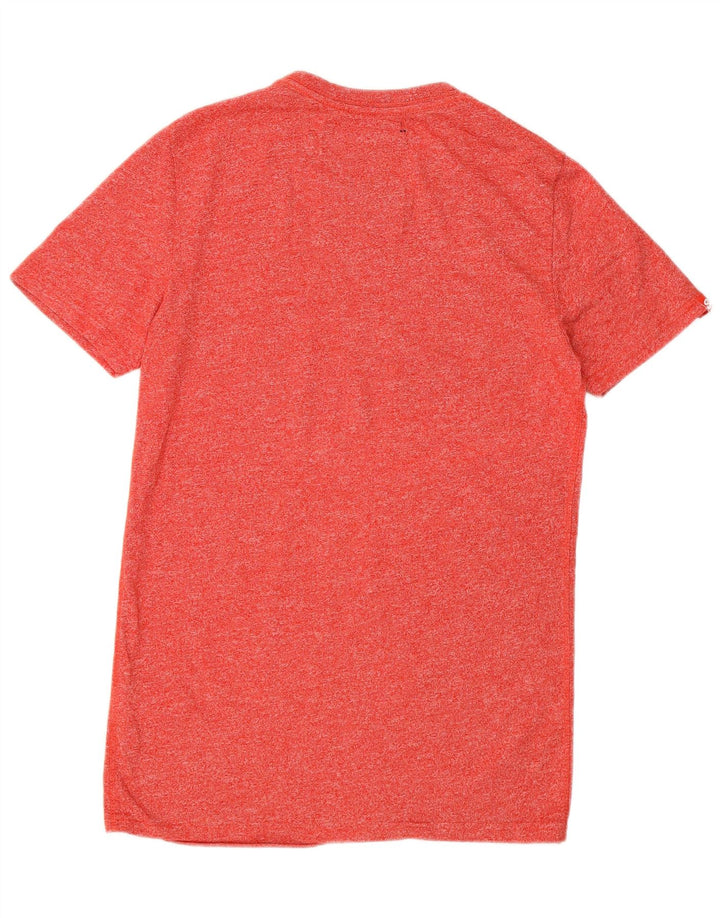 SUPERDRY Мужская футболка с рисунком, маленький красный хлопок