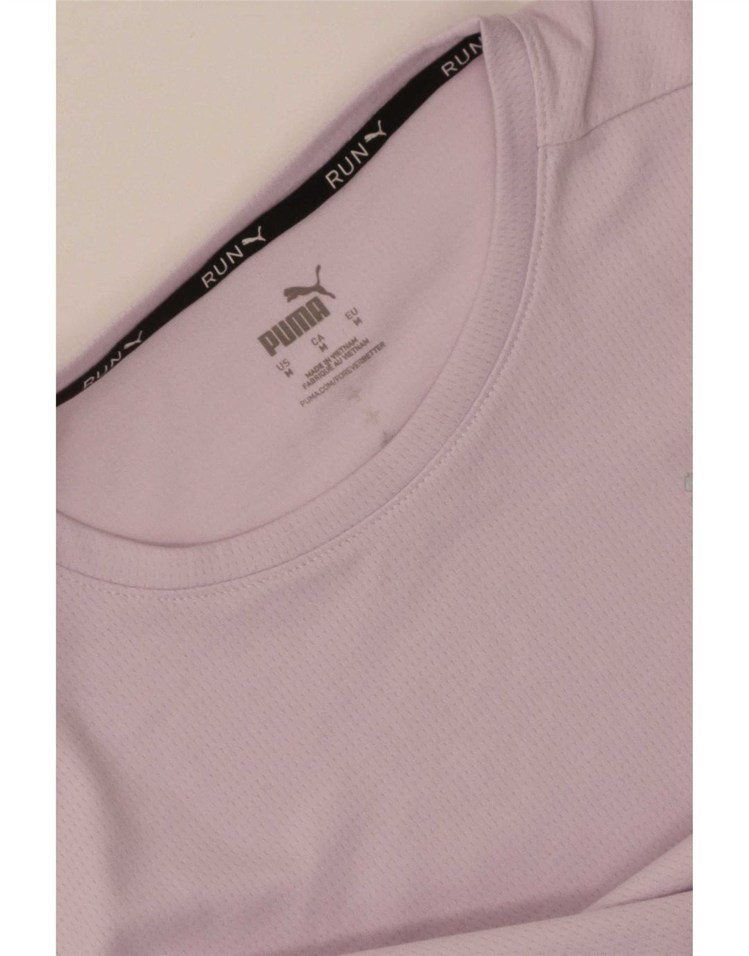 Женская футболка Puma Top UK 12, средний розовый цвет, полиэстер с цветными блоками