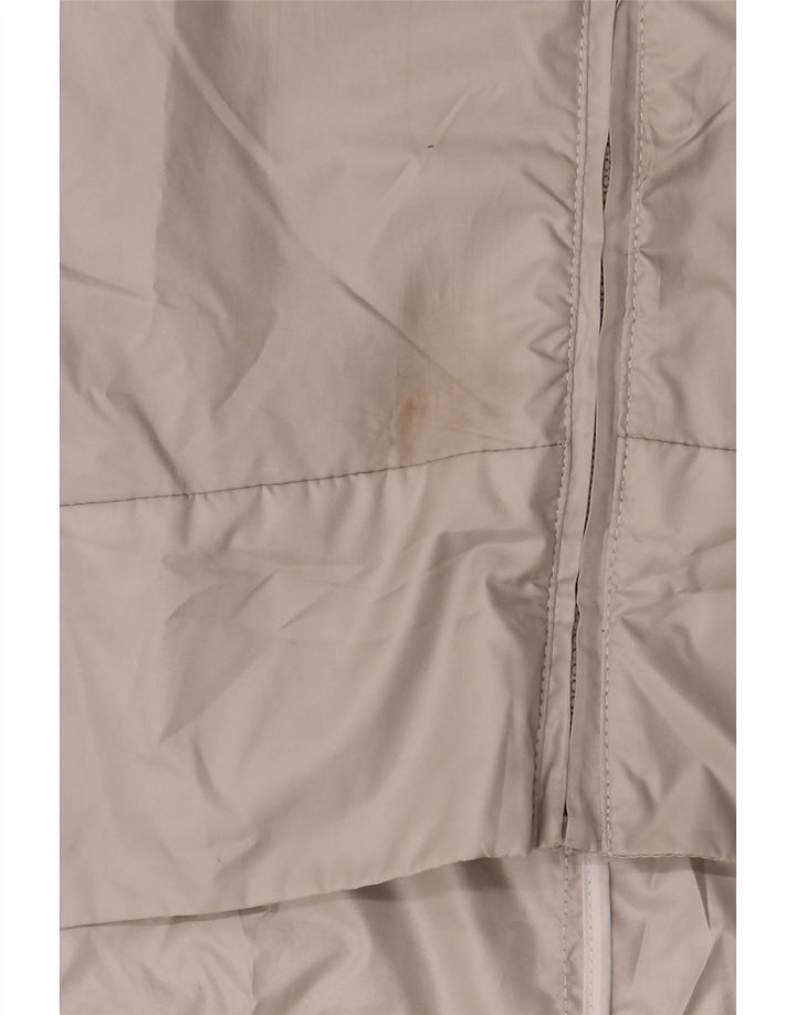 Женская дождевик оверсайз с капюшоном и рукавами 3/4 Zara UK 14, средний серый цвет