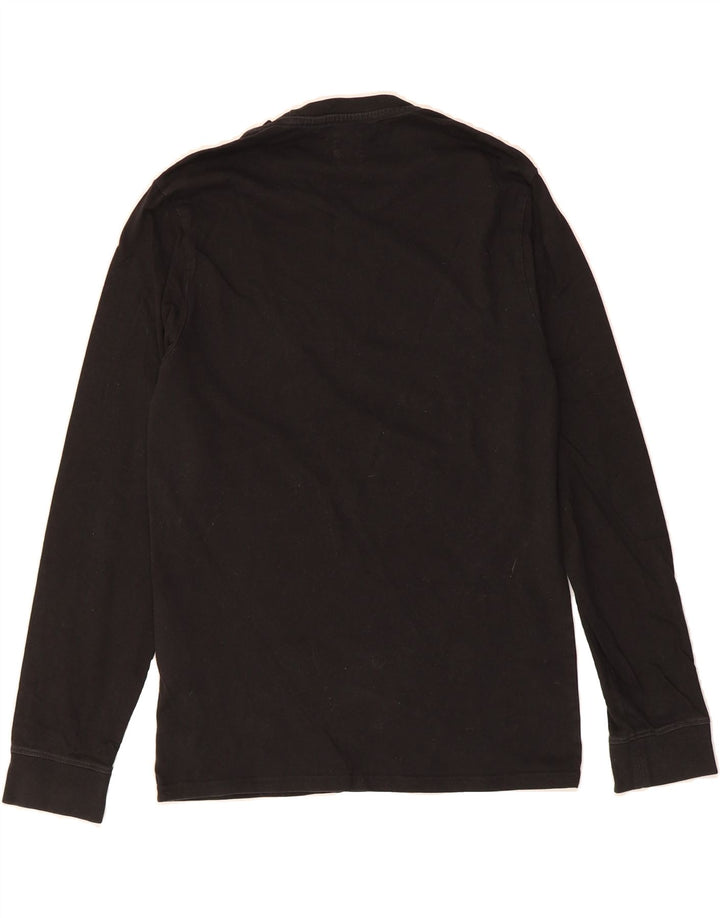 LEVI'S Mens Graphic Top Long Sleeve Small Black Cotton Vintage Levi's and Second-Hand Levi's from Messina Hembry 