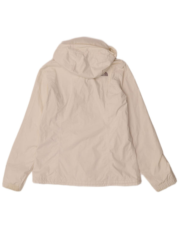 Женская дождевик с капюшоном The North Face UK 14, средний белый нейлон