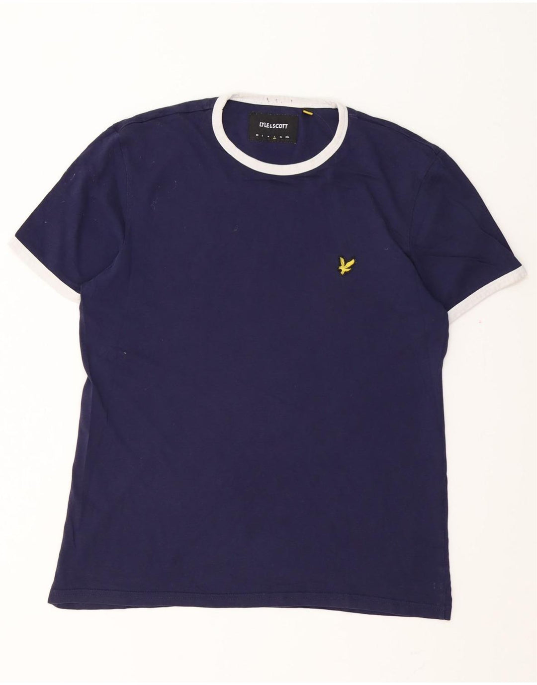 Мужская футболка Lyle & Scott, большой темно-синий хлопок