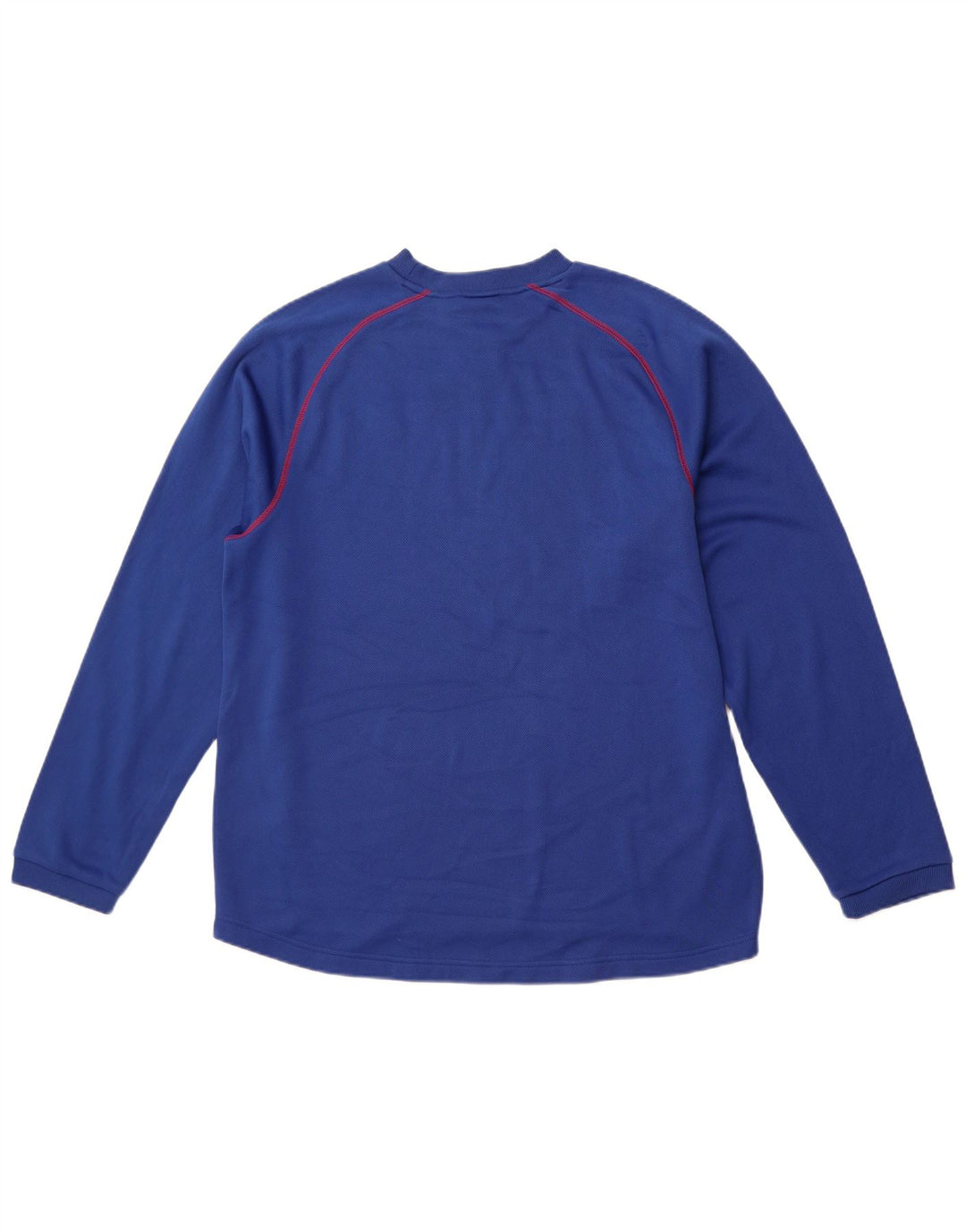 Мужской топ REEBOK Giants с длинными рукавами и большим синим полиэстером Giants